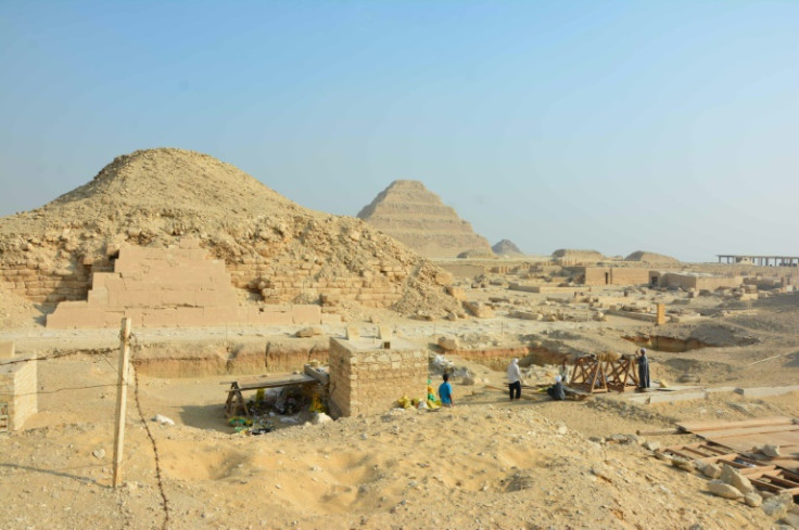The site where the vessels, which date from around 664-525 BC, were found in Egypt