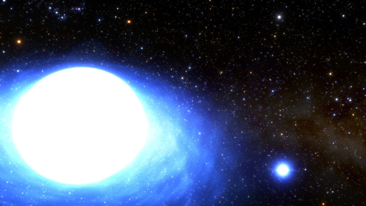 An undated illustration shows the binary star system CPD-29 2176