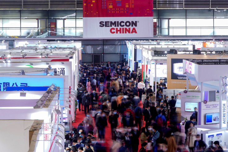 Semicon China trade fair for semiconductor technology, in Shanghai