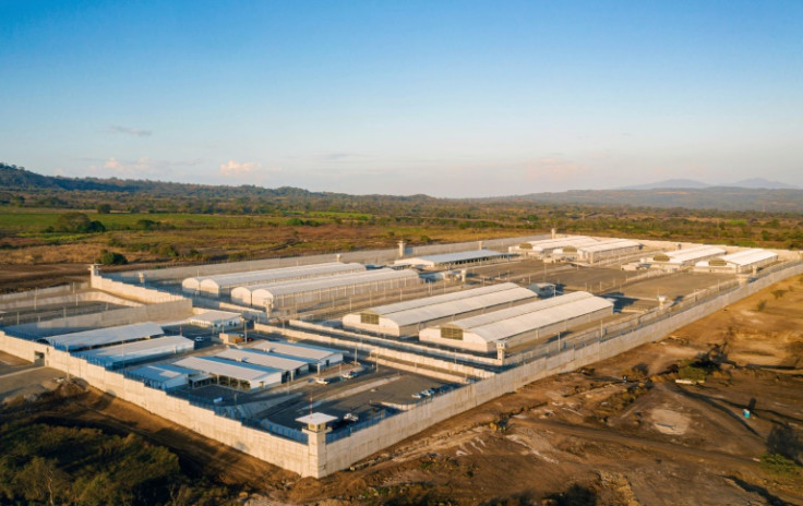 Built near Tecoluca, 74 kilometers (46 miles) southeast of the capital San Salvador, the gigantic prison complex covers 166 hectares (410 acres)