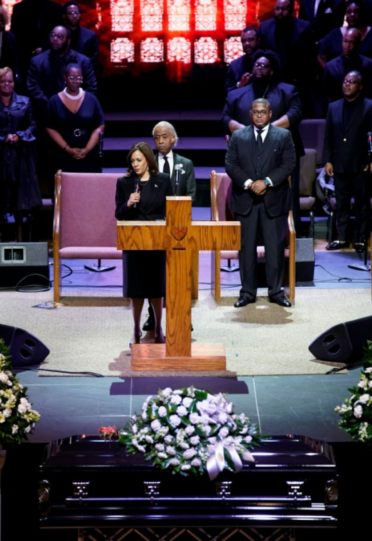 Kamala Harris led calls for police reform during the funeral of Tyre Nichols