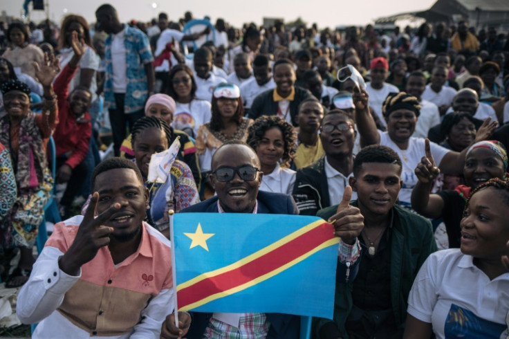 It is the first time since 1985 that a pope has visited the Democratic Republic of Congo