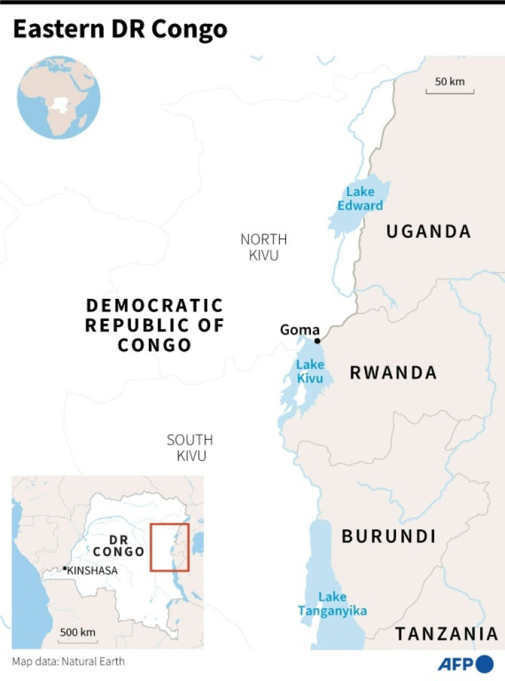 He then met victims of conflict in the DRC's mineral-rich east, some of whom had suffered appalling violence