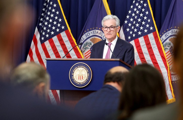 U.S. Federal Reserve Chair Powell holds news conference after Fed announced quarter point interest rate hike in Washington