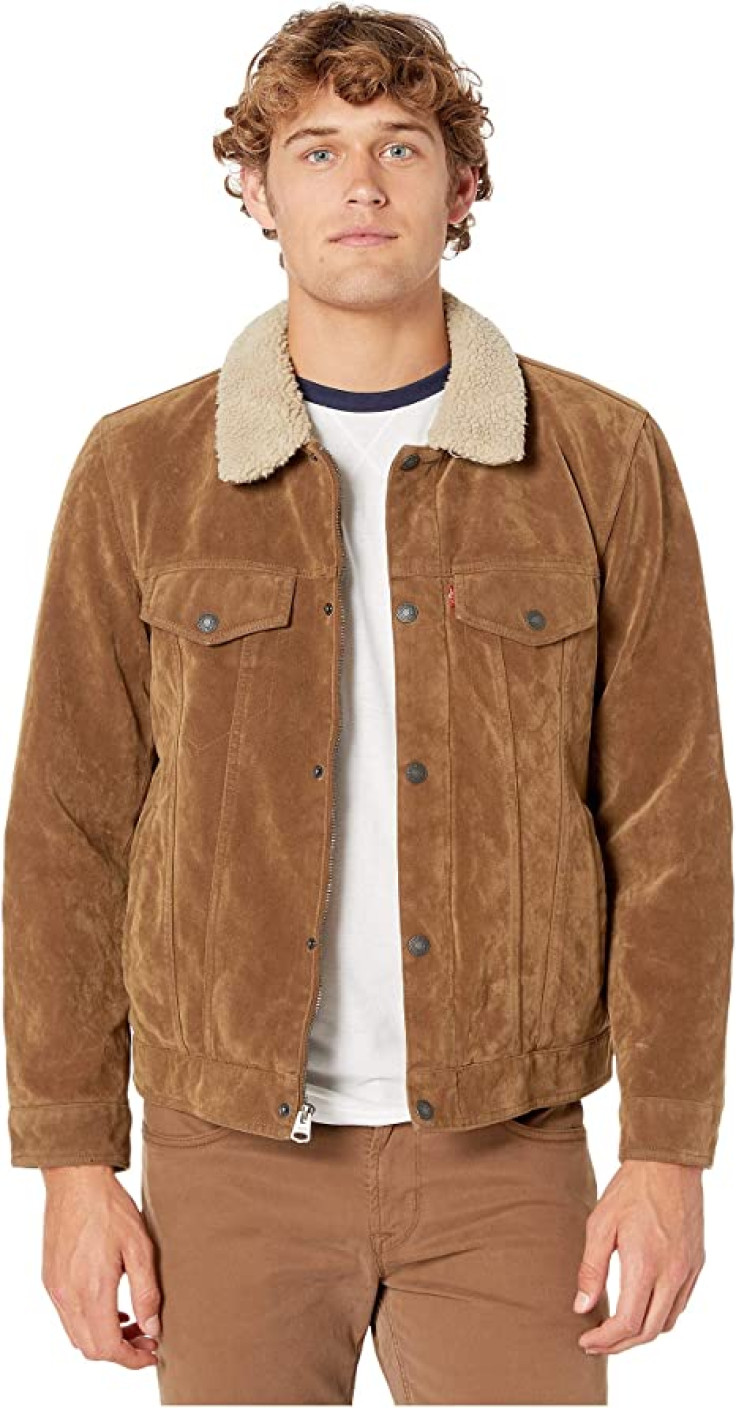 Levi's Men's Faux Leather Sherpa Lined Trucker 