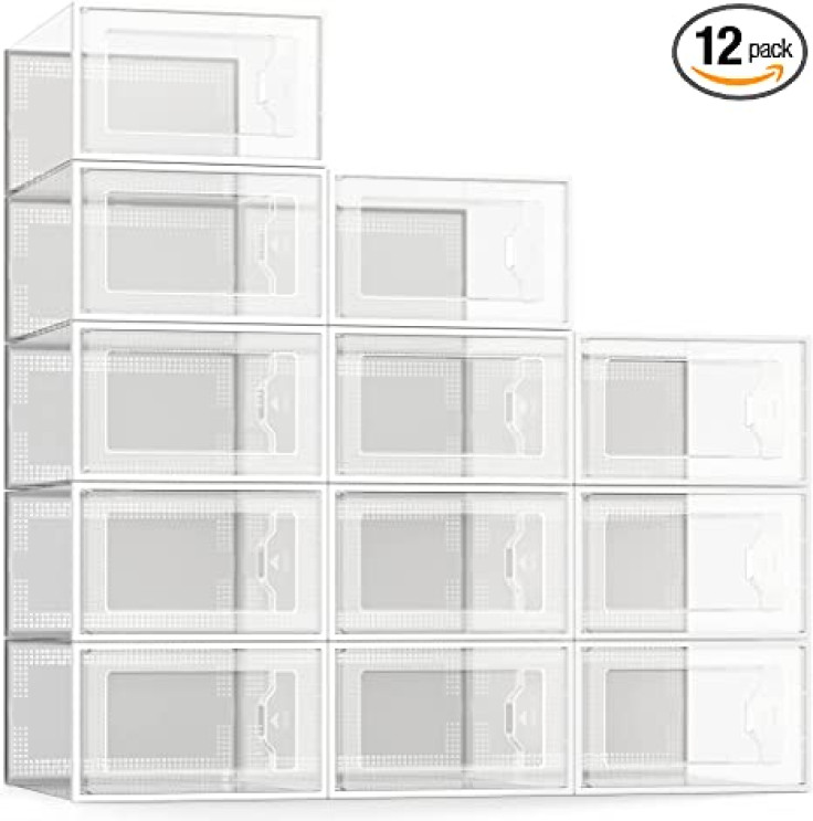 SEE SPRING 12 Pack Shoe Storage Box 