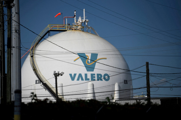 The Valero refinery next to the Houston Ship Channel