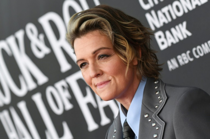 Brandi Carlile, shown here at the 37th Annual Rock and Roll Hall of Fame Ceremony in 2022, is among the frontrunners at this year's Grammys gala