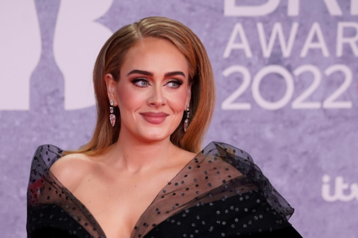 British singer Adele, shown here at the Brit awards in 2022, is vying for a number of prestigious awards at the 65th annual Grammys