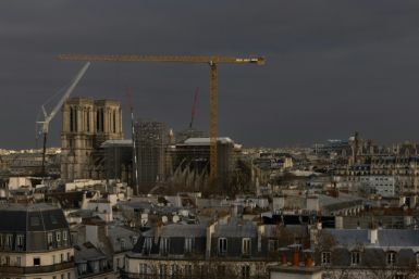 The 100-metre-high spire is due to be back in place by the end of 2023