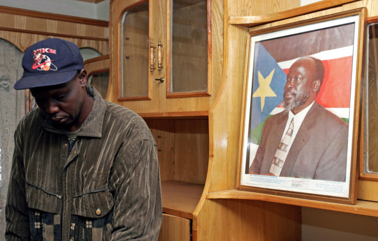 A southern Sudanese man mourns the death of John Garang in Nairobi.