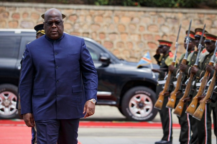 DRC President Felix Tshisekedi was among the regional leaders at the summit