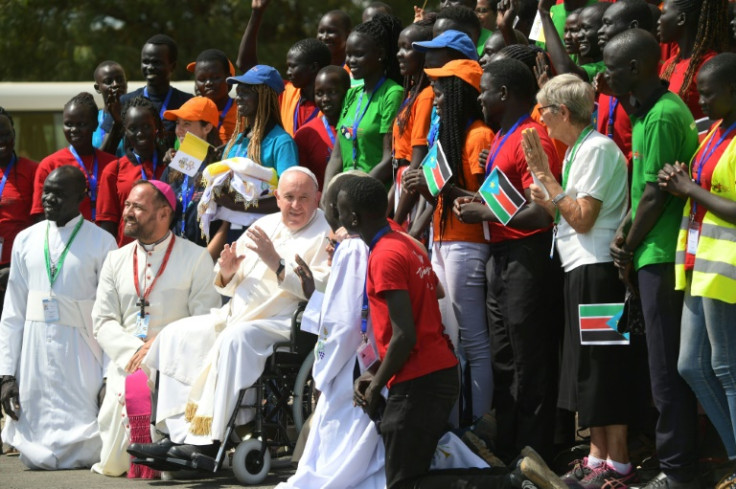 Pope Francis on Saturday met South Sudanese religious leaders, who work with the poor and marginalised in the devout country