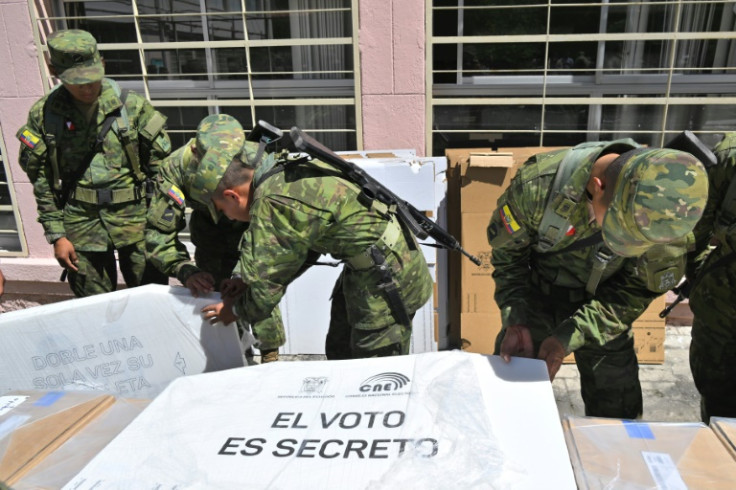 Some 13.4 million voters among Ecuador's 18.2 million people are taking part in a mandatory referendum