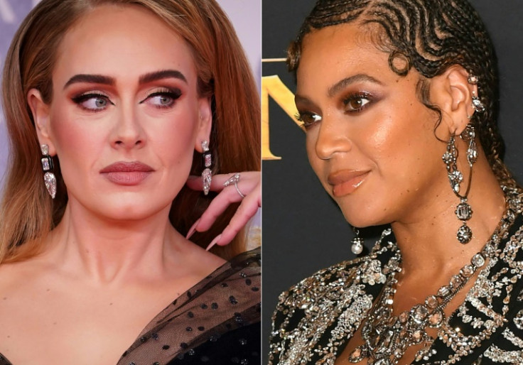 Beyonce (R) leads this year's pack of Grammy nominees with nine chances at gold, ahead of rapper Kendrick Lamar coming in at eight, and balladeers Adele (L) and Brandi Carlile scoring seven each
