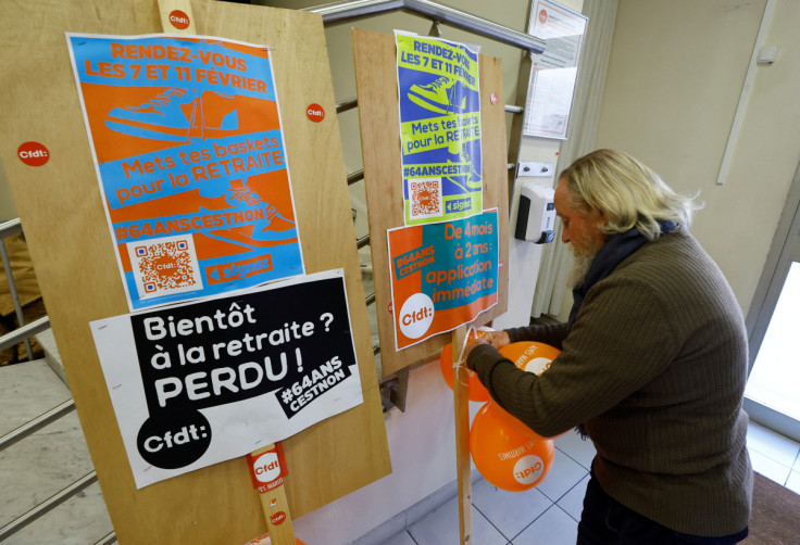 Preparation for the nationwide strike in France against pension reform