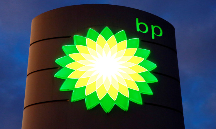 Logo of BP is seen at a petrol station in Kloten, Switzerland