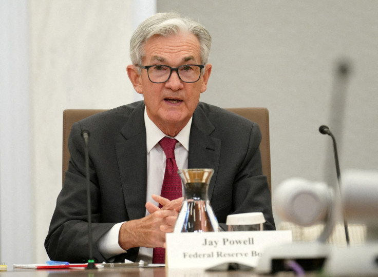 Federal Reserve Chair Jerome Powell speaks in Washington