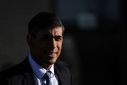 Britain's PM Rishi Sunak delivers a speech during a Q&A at Teesside University in Darlington