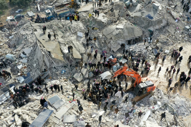 Monday's earthquake ravaged buildings in the Syrian opposition bastion of Idlib