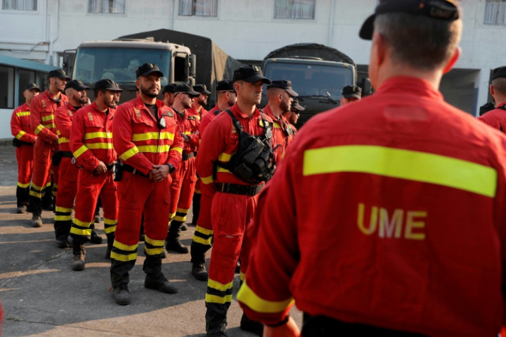 The government says companies have started calling back their workers who serve as volunteer firefighters