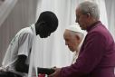 Pope Francis and Archbishop of Canterbury Justin Welby on a visit to South Sudan last weekend