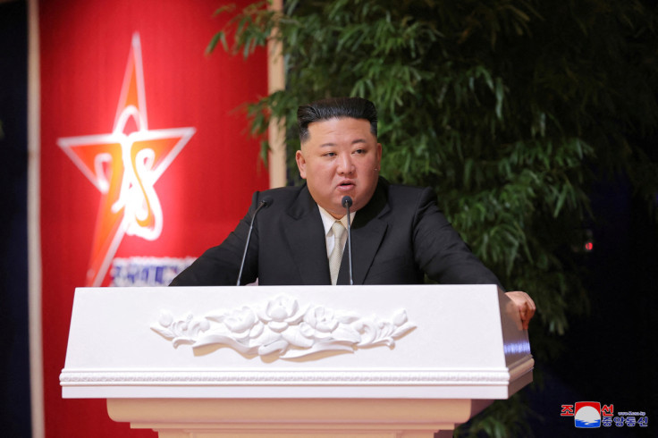 Banquet to celebrate the 75th anniversary of the Korean People's Army, in Pyongyang