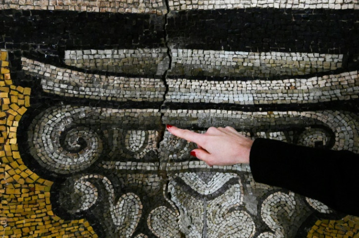 Restorers will use ultrasound, georadar and thermal imaging tools to determine what needs doing to which tesserae.