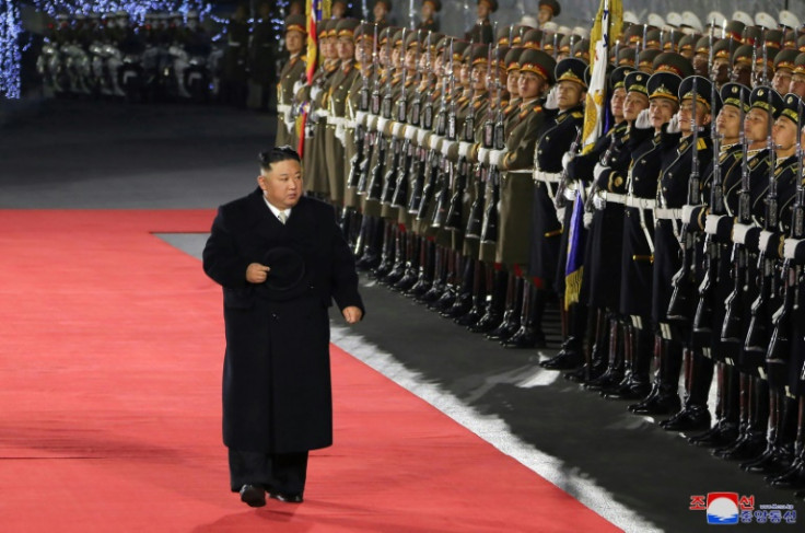 North Korea's Kim Jong Un oversaw a major military parade showcasing his most advanced weaponry