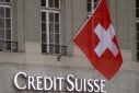 Logo of Swiss bank Credit Suisse is seen in Bern