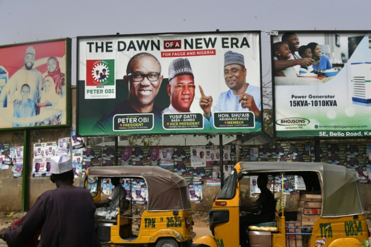 Kano is filled with campaign posters of rival candidates -- the city is a key electoral battleground