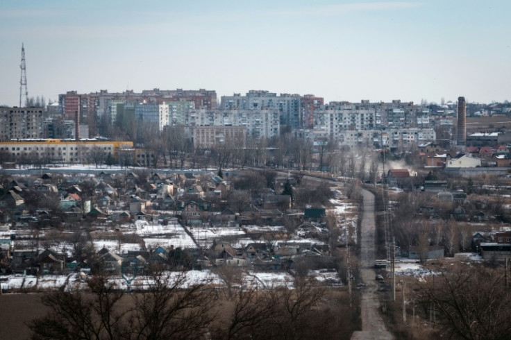 Russian forces have been battling for months to take control of the city of Bakhmut in the eastern Donbas region