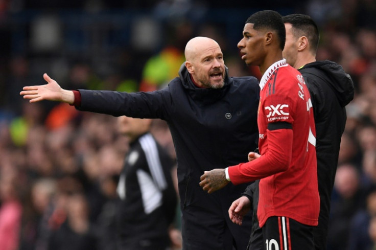 Striker Marcus Rashford has said that manager Erik ten Hag is 'a joy to work with'