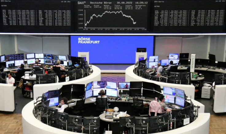 German share price index DAX graph is pictured at the stock exchange in Frankfurt