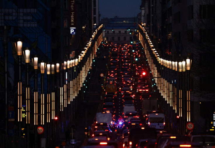 Traffic jam in Brussels