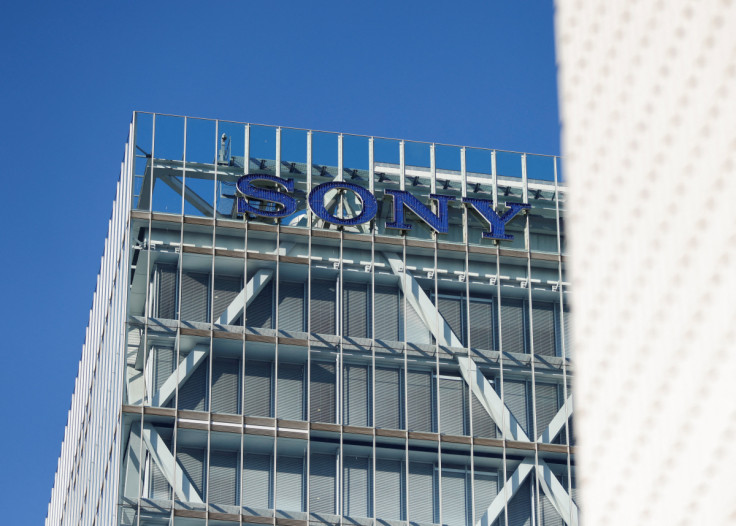 The Sony logo is displayed outside the company's headquarters in Tokyo