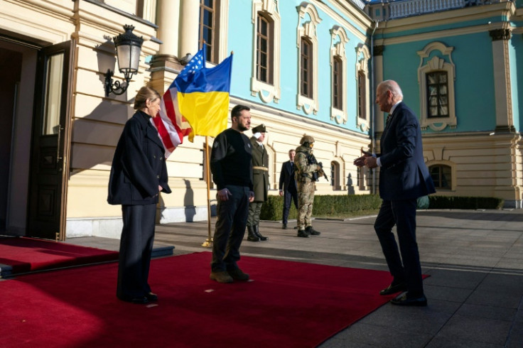 Zelensky hailed the visit as an important sign of support for Ukraine nearly a year after Russia first invaded its neighbour