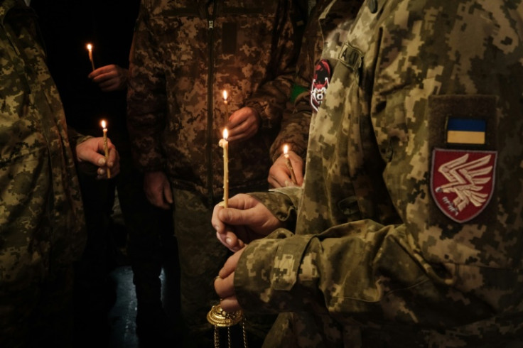 He regularly conducts prayers and blessings for soldiers going to or returning from the frontline in eastern Ukraine