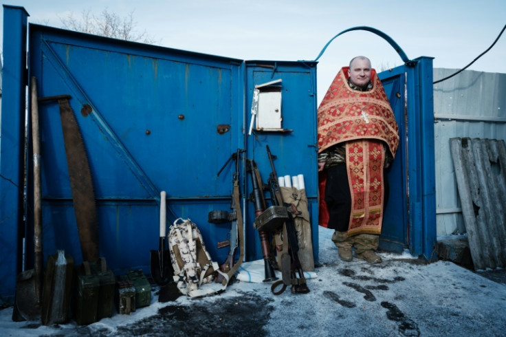 Many Ukrainian troops say prayer and faith are important to them