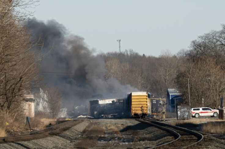 The Biden administration has been criticized over its response to the toxic train derailment in the midwestern US state of Ohio