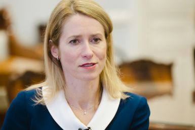 Estonian Prime Minister Kaja Kallas said aggression had to be totally discredited or else it would be seen to pay off