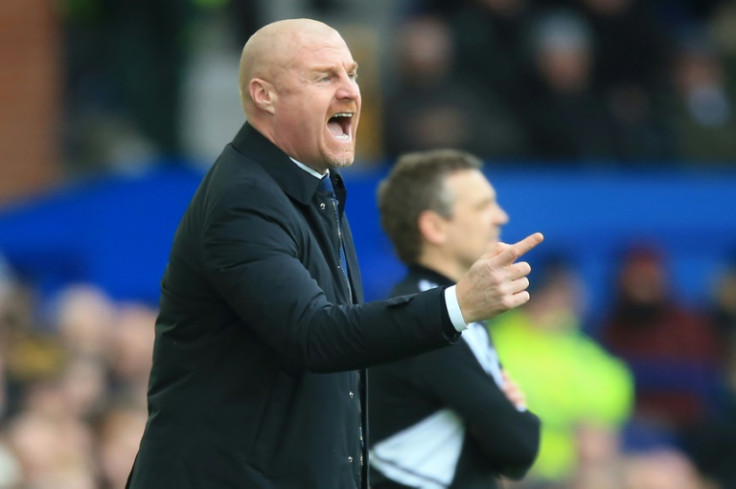 Sean Dyche is chasing a third straight home win at Everton