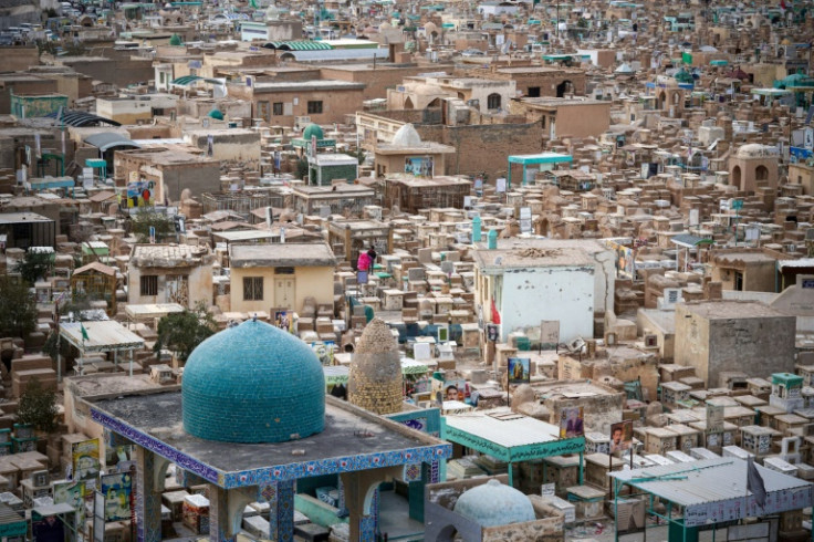 The vast expanse of crypts, vaults and catacombs is located near the mausoleum of the revered Imam Ali, the founding figure of Shiite Islam