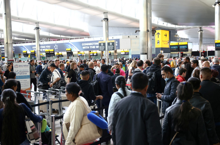 Terminal 2 at Heathrow Airport in London