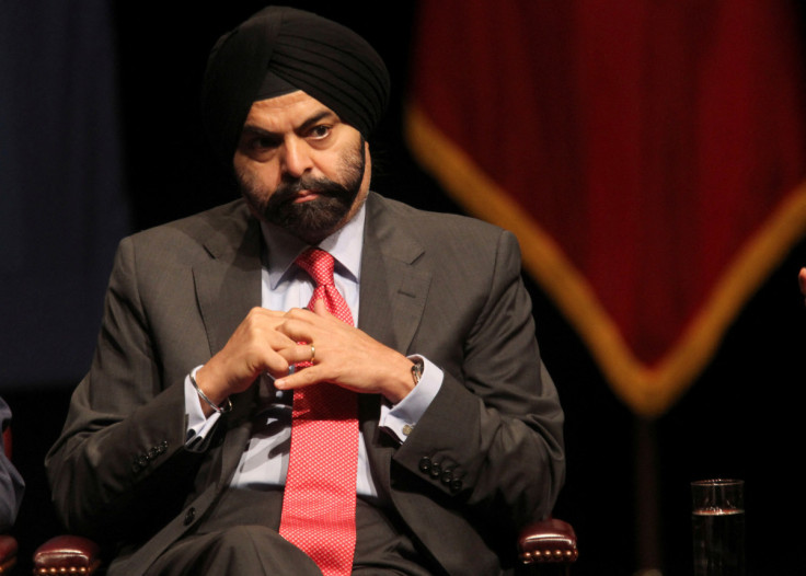 MasterCard CEO Banga looks on during the White House summit on cybersecurity and consumer protection in Palo Alto