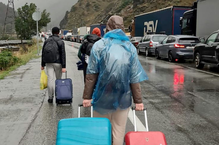 Russian authorities acknowledged a "significant" influx of cars trying to cross from Russia into Georgia last year after Moscow announced partial mobilisation