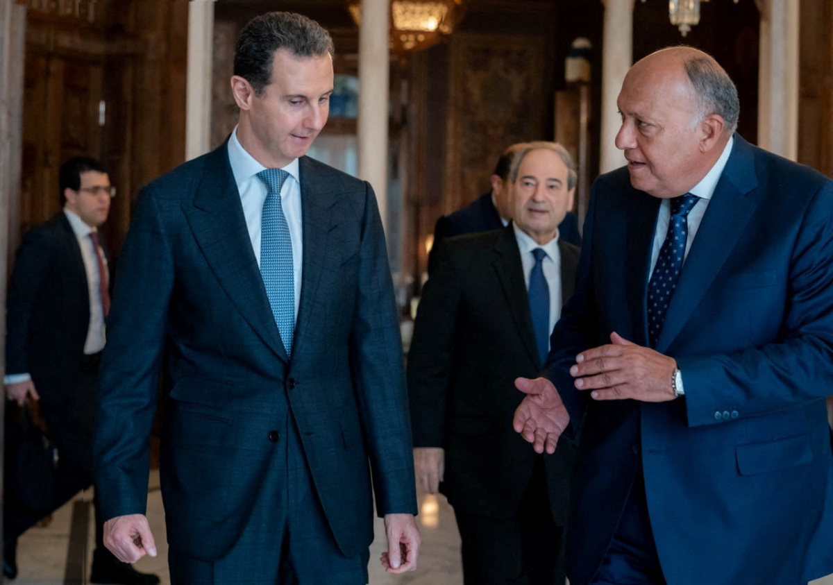 Egypts Foreign Minister Meets Assad In First Syria Visit Since War Ibtimes 1948