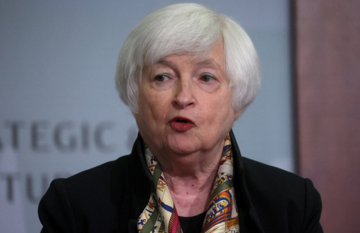 U.S. Treasury Secretary Janet Yellen speaks at the Center for Strategic and International Studies in Washington