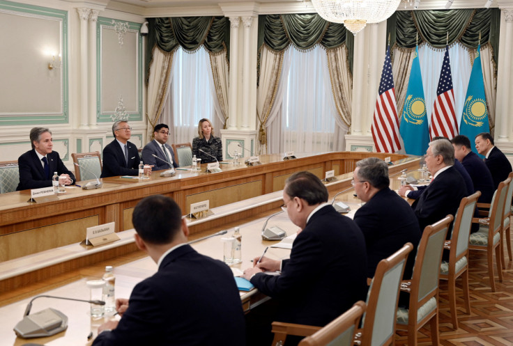 U.S. Secretary of State Blinken and Kazakh President Tokayev meet in Astana