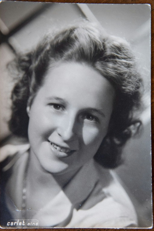 Michele Agniel pictured in 1944, a few days before her arrest as she made her way to a protest against the German WWII occupation of France